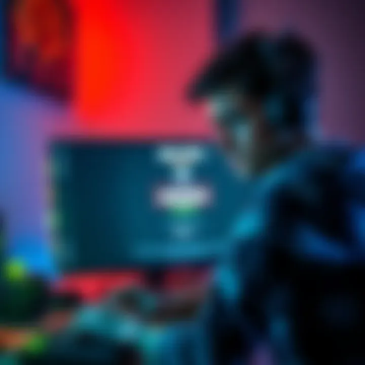 A gamer looking frustrated while trying to access their Call of Duty Mobile account on a computer, showing a login screen with a warning message.