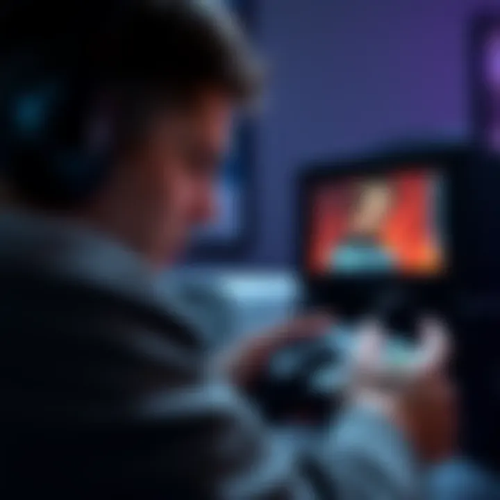 A gamer looks frustrated while playing Resident Evil 4 on a GameCube, showing a controller and the game's screen in view.