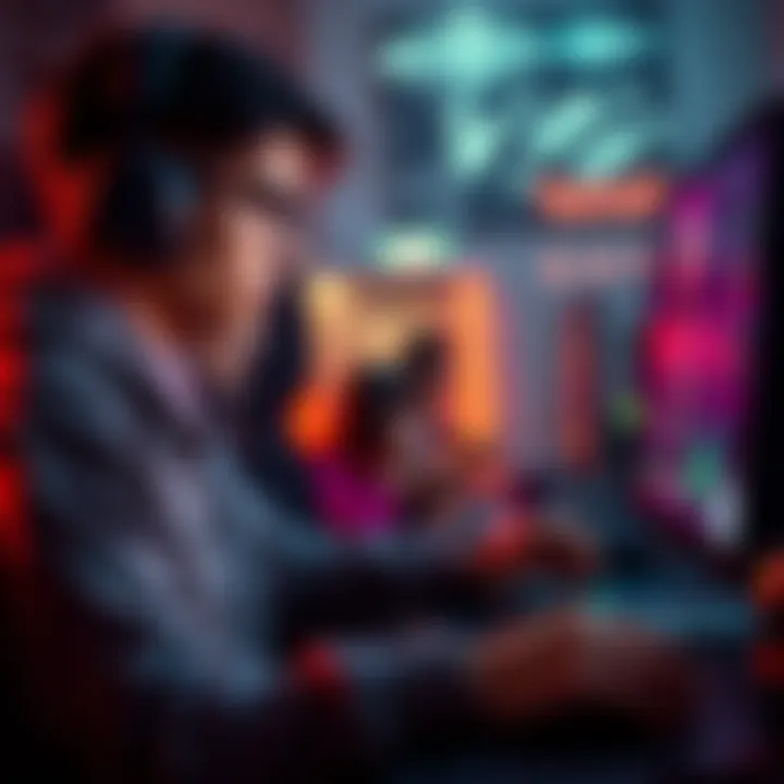 A level 3 gamer sitting at their computer, looking for YouTube recommendations and tips from the gaming community.