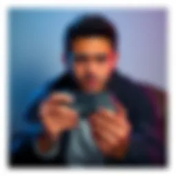 A gamer looks frustrated while holding a controller, showing the emotional weight of a gaming feud