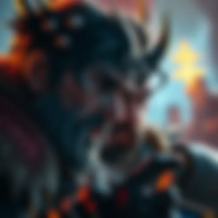 A gamer frustrated while battling King Hrolf in a video game, displaying intense concentration and disappointment.