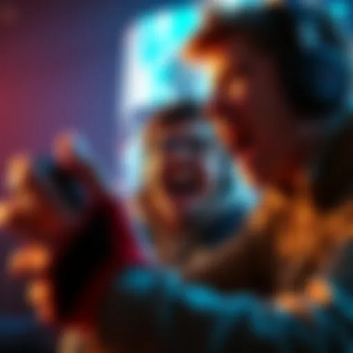 Gamer showing enthusiasm while discussing a bold decision for upcoming games