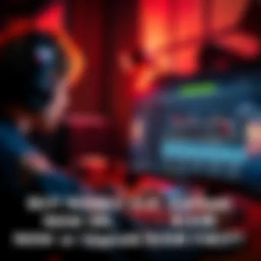 A gamer looks at a computer screen showing Resident Evil Requiem on one side and RAM upgrade options on the other, highlighting the decision to make