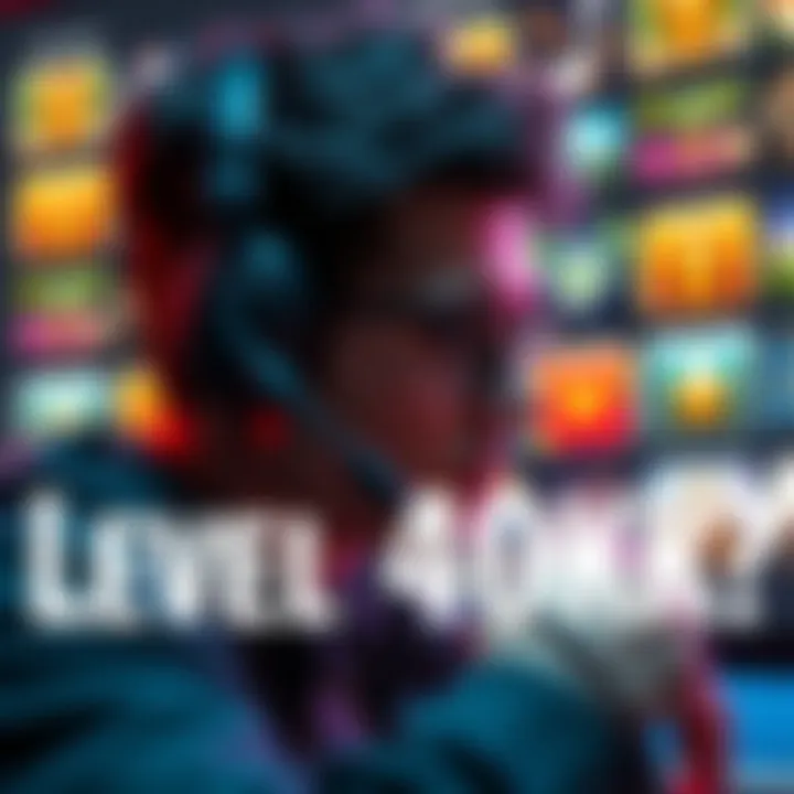 A gamer looks at their collection level on a screen, surprised by seeing levels around 40k from others.