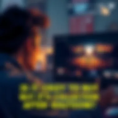 A person looking at Destiny: The Collection on a screen with a thoughtful expression, contemplating the game's value after shutdown