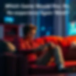 A person sitting on a couch holding a game controller, thinking about video games they want to play again without memories.