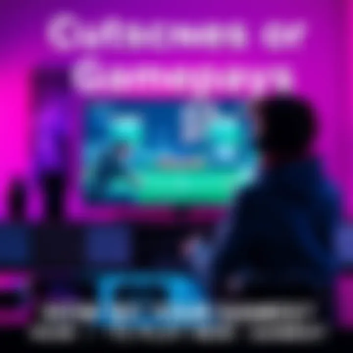 A gamer sitting in front of a TV, debating whether to skip a cutscene in a video game, with game controllers on the table