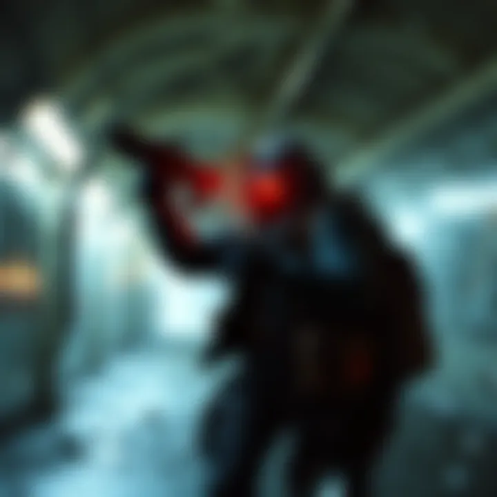 A gamer successfully battles a Librarian creature in an abandoned subway, showcasing survival skills in Metro 2033.