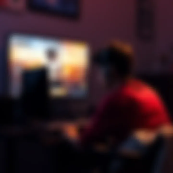 Player looks disappointed after spending money A gamer sitting in front of a gaming screen, looking upset about their recent purchase in PUBG Mobile.