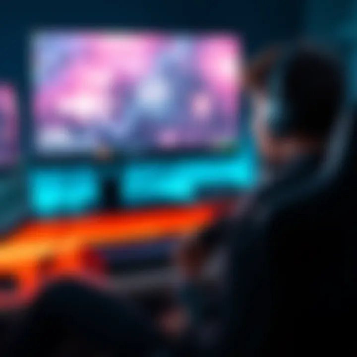 Gamer facing disconnection issues A frustrated gamer sitting in front of a computer, looking at a disconnected screen while holding a controller, symbolizing connectivity problems in gaming.