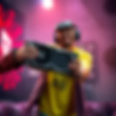 A gamer hands over an RTX 3090 graphics card to a friend, showcasing community support in gaming.