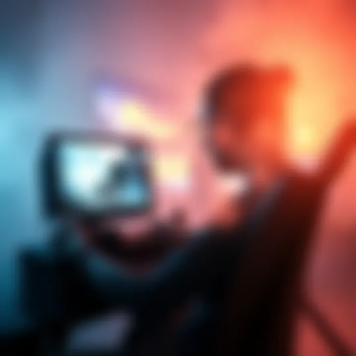 Gamer exploring ICO and Shadow of the Colossus A gamer sitting at a PC, comparing the PS2 and PS3 versions of ICO and Shadow of the Colossus, with a display showing gameplay footage at 60fps.