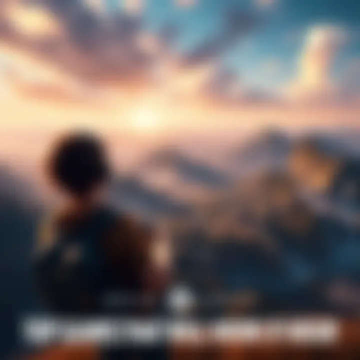 A gamer immersed in a vast open world, showcasing lush landscapes and diverse environments, highlighting exploration and adventure in gaming.