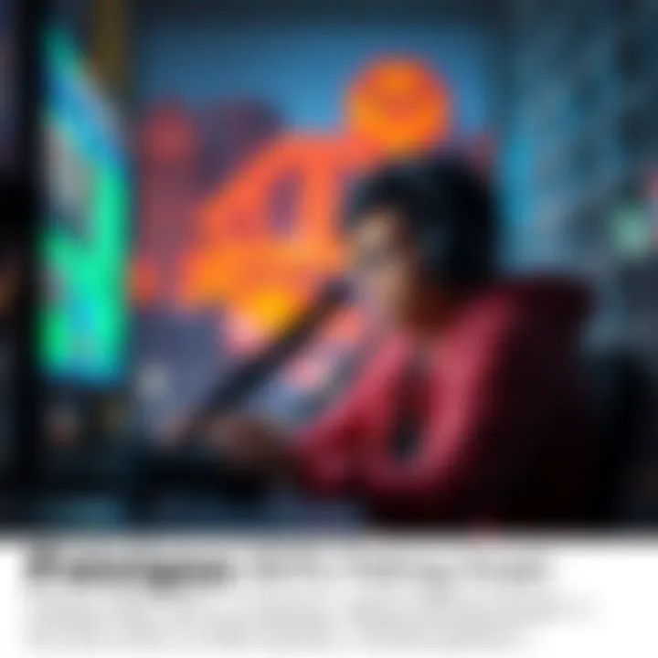 Gamer Feeling Fatigue A gamer sitting in front of a screen, looking tired while playing a challenging game, with a game controller in hand.