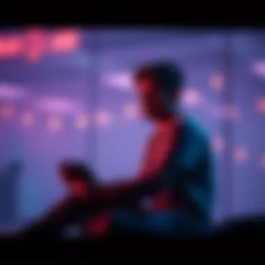 A gamer sitting alone with a game controller, looking thoughtful and reflective after completing a video game, symbolizing feelings of emptiness and boredom.