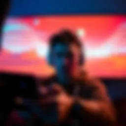 Gamer frustrated with Crimson Desert graphics A gamer showing frustration while playing Crimson Desert on Xbox Series X, with visuals appearing glitchy on the screen.