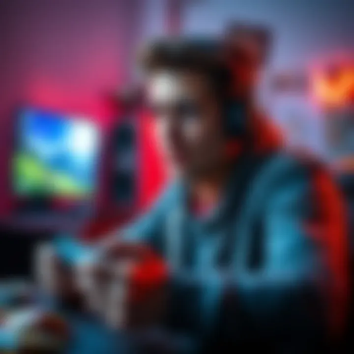 A dedicated gamer looks frustrated while playing a video game, surrounded by a controller and snacks, highlighting the need for mission options.