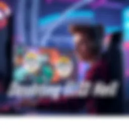 A gamer sits in front of a computer, looking frustrated while playing Overwatch. The screen shows a rank symbol and the game's colorful graphics. The player is wearing headphones and has a determined ...