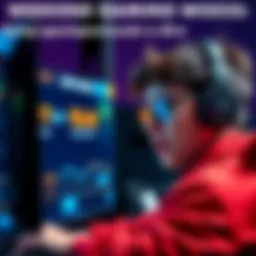 Gamer Frustrated with Rank A gamer showing frustration while looking at a screen displaying a ranking drop from M1 to M5 in a competitive game.