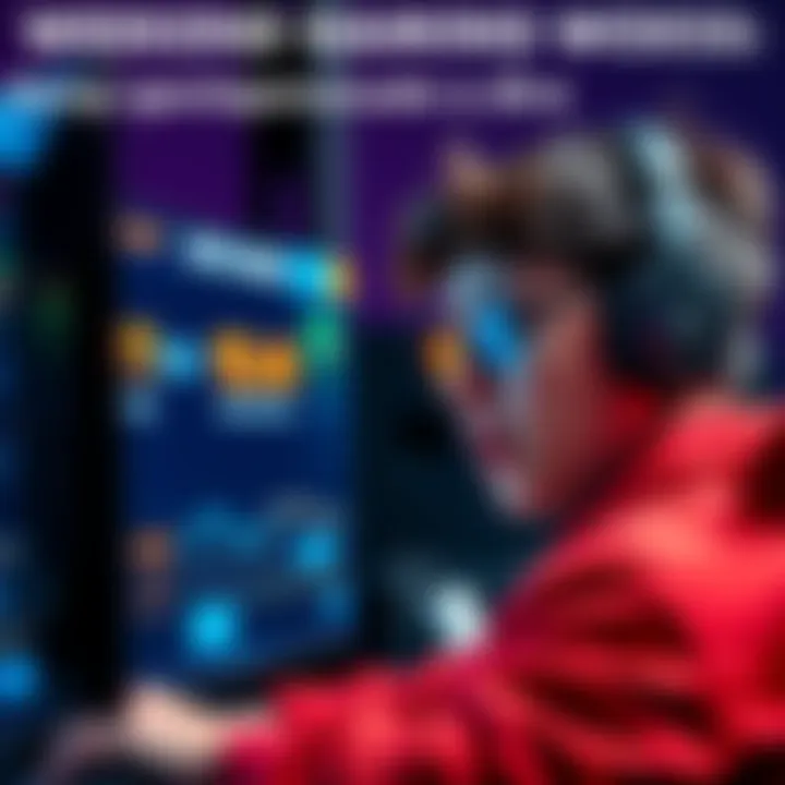 Gamer Frustrated with Rank A gamer showing frustration while looking at a screen displaying a ranking drop from M1 to M5 in a competitive game.