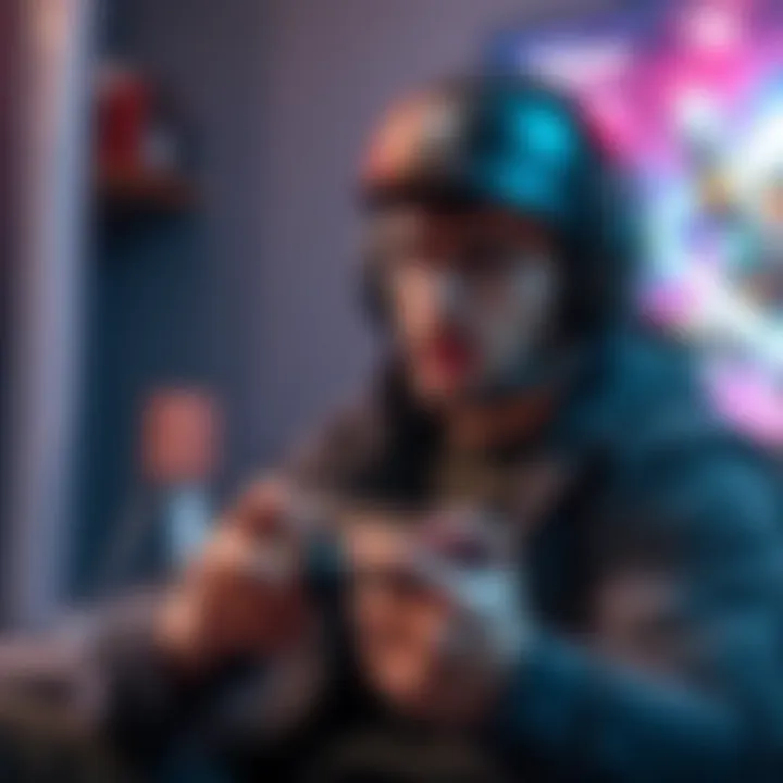 Casual Raider, a frustrated gamer, voices concerns about unfair matchmaking while holding a game controller.