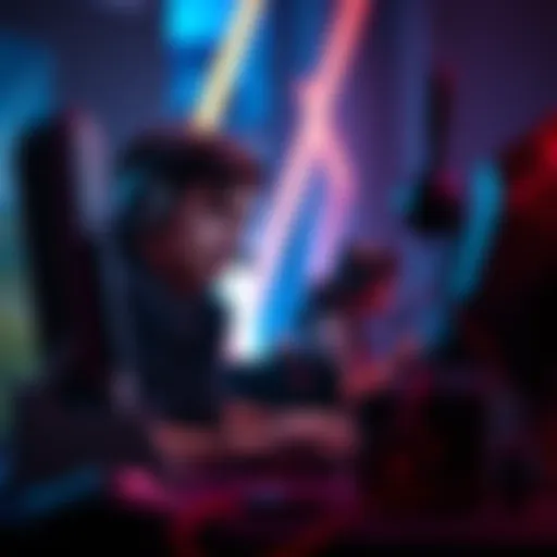 Gamer showing frustration A gamer with a frustrated expression, sitting in front of a computer with a gaming headset, during an intense gaming session.