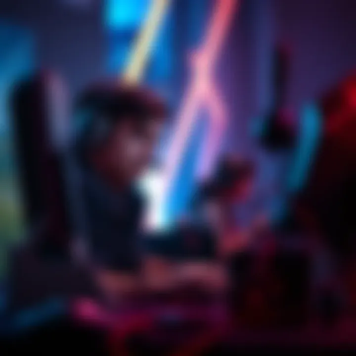 Gamer showing frustration A gamer with a frustrated expression, sitting in front of a computer with a gaming headset, during an intense gaming session.