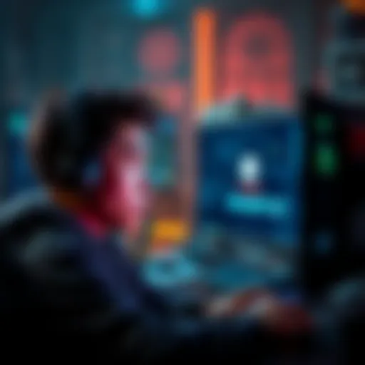 A gamer looking disappointed while staring at their gaming screen, reflecting on a tough mission in Buried City, with an uninstall prompt visible in the background.