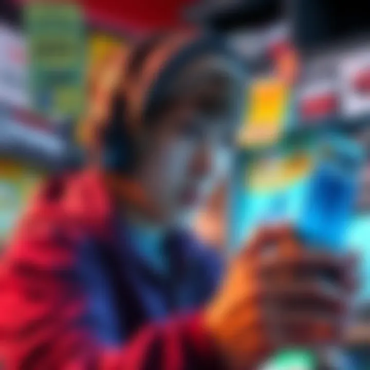 A gamer looks disappointed as they scroll through Codm items, surrounded by coupon cards, missing the Fennec.