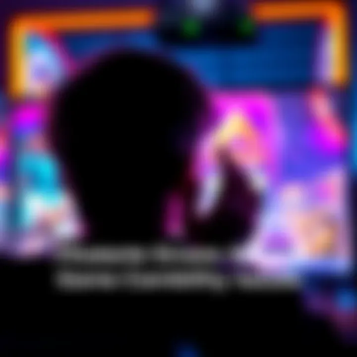 A gamer staring at a blank screen, showing frustration due to not being able to see their hand or game board in an Arena game