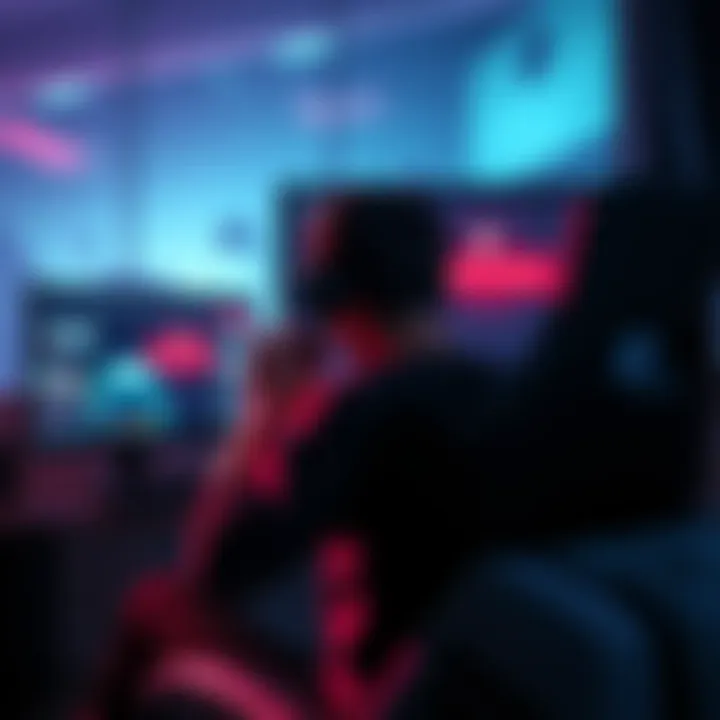A frustrated gamer sitting in front of a computer screen showing an error message while playing Clair Obscur Expedition 33 on Gamepass.