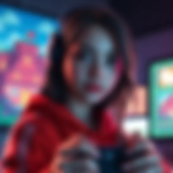A 20-year-old female gamer looking for friends to play Minecraft, Stardew Valley, and Roblox together in a fun environment