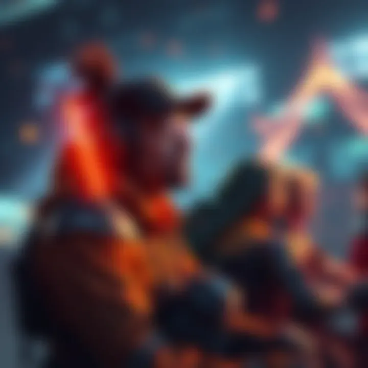 A gamer looking for four players to join their team for weekly raid adventures, showcasing excitement and teamwork in gaming.