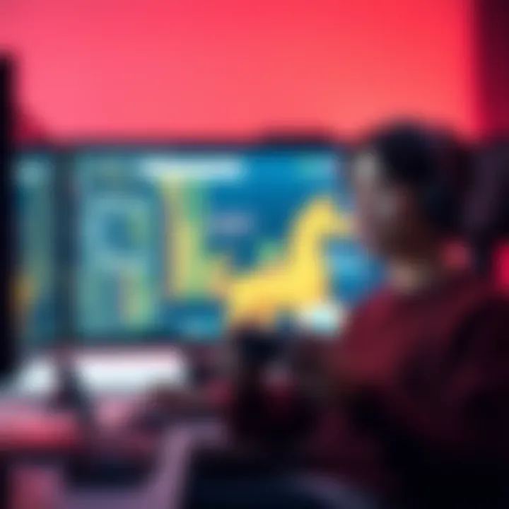 A person sitting in front of a computer screen, looking conflicted with a gaming controller in hand, reflecting on their gaming time