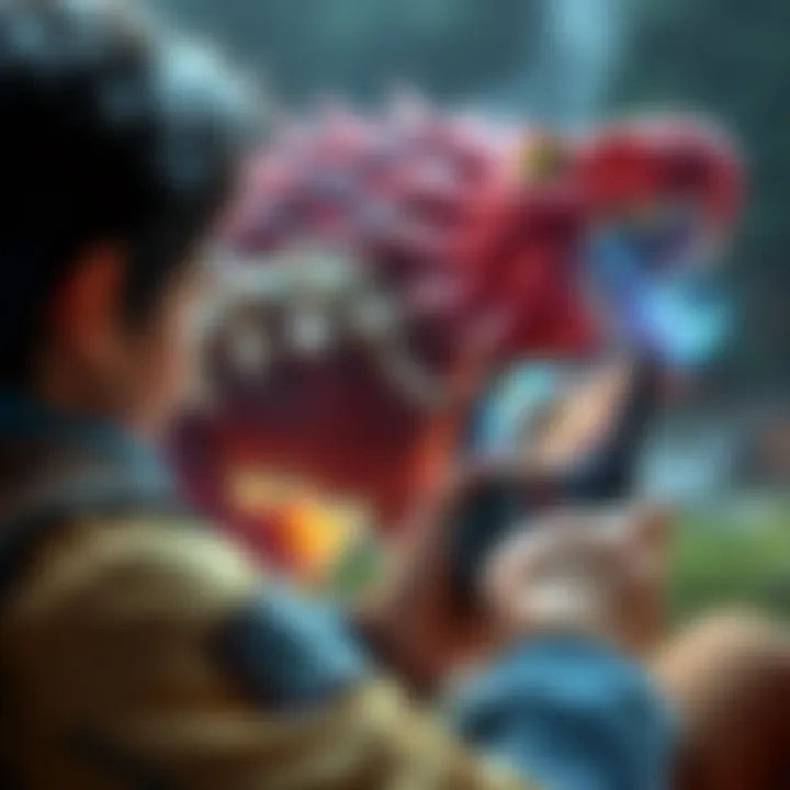 A gamer playing Monster Hunter Rise on a new Switch 2 console, showing excitement with the game in action.