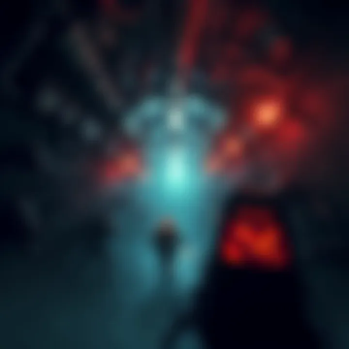 A gamer struggles in a dimly lit sewer filled with mutant creatures while managing limited health and resources.