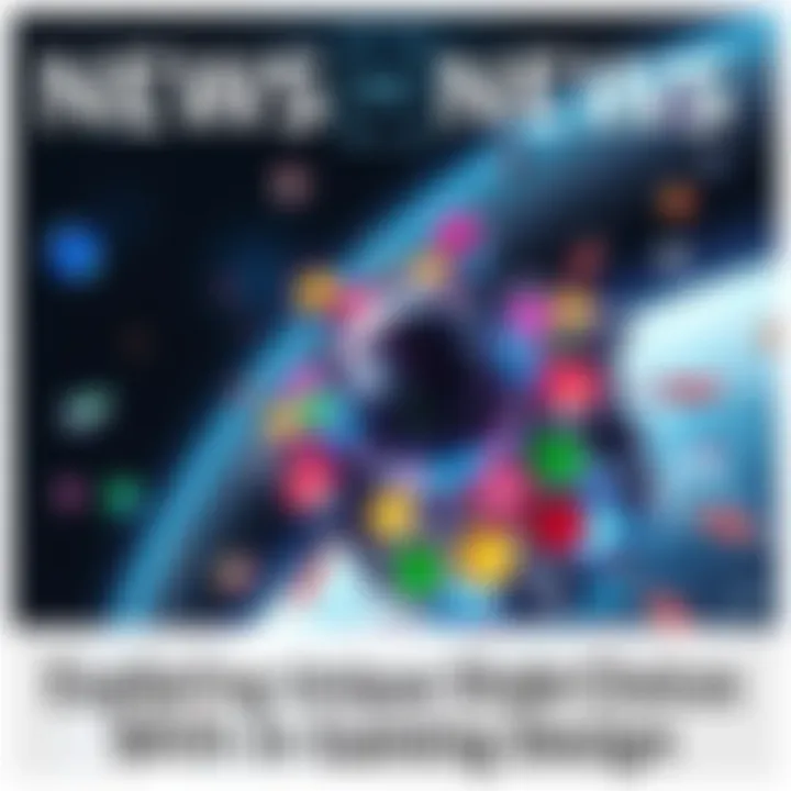 Gamer in Orbit with Shader Collection A gamer in space with a colorful display of unique shaders around them, showcasing various visual effects in gaming design.