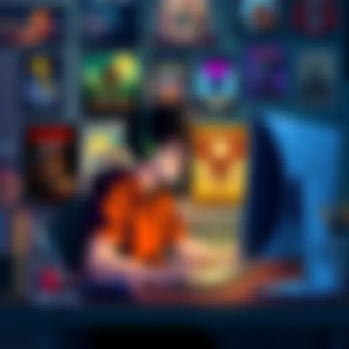 A gamer sits in front of a computer, surrounded by various game posters, looking tired as they reflect on their experiences with Metroidvania games.