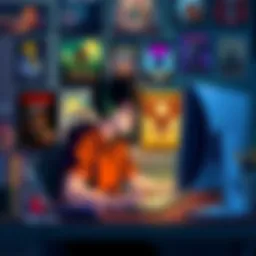 Gamer playing Metroidvania games A gamer sits in front of a computer, surrounded by various game posters, looking tired as they reflect on their experiences with Metroidvania games.