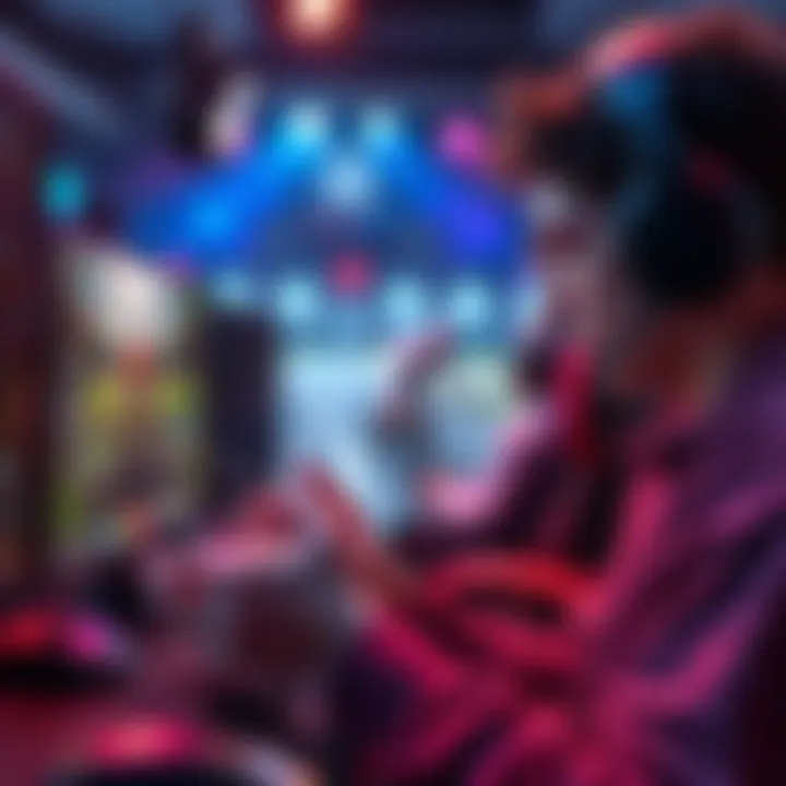 A gamer focused on improving their editing skills in a competitive game setting, showcasing a controller and on-screen action