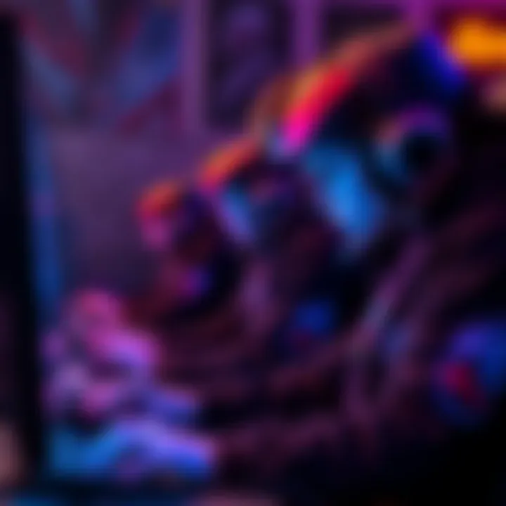 A gamer focused on improving skills in a bot match, showing dedication to teamwork and gameplay improvement