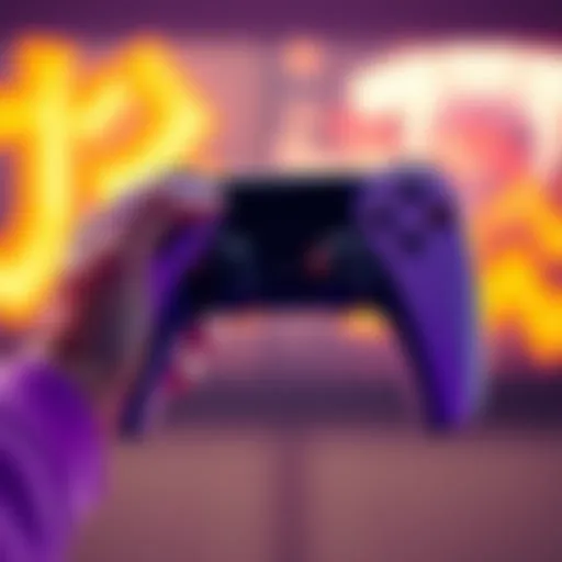 A gamer frustrated while trying to perform air rolls with a PS5 controller