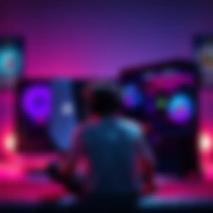 Gamer choosing between PS5 and PC A gamer sits in front of a PS5 and a desktop PC, looking thoughtful as they consider their options for gaming