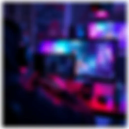 A gamer recording a Twitch stream on their computer, capturing jump scare moments while playing a game.