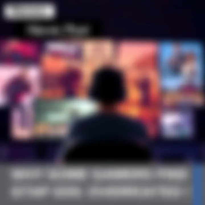 A gamer sitting in front of a computer screen, looking thoughtful while playing GTA5, with game character graphics in the background.