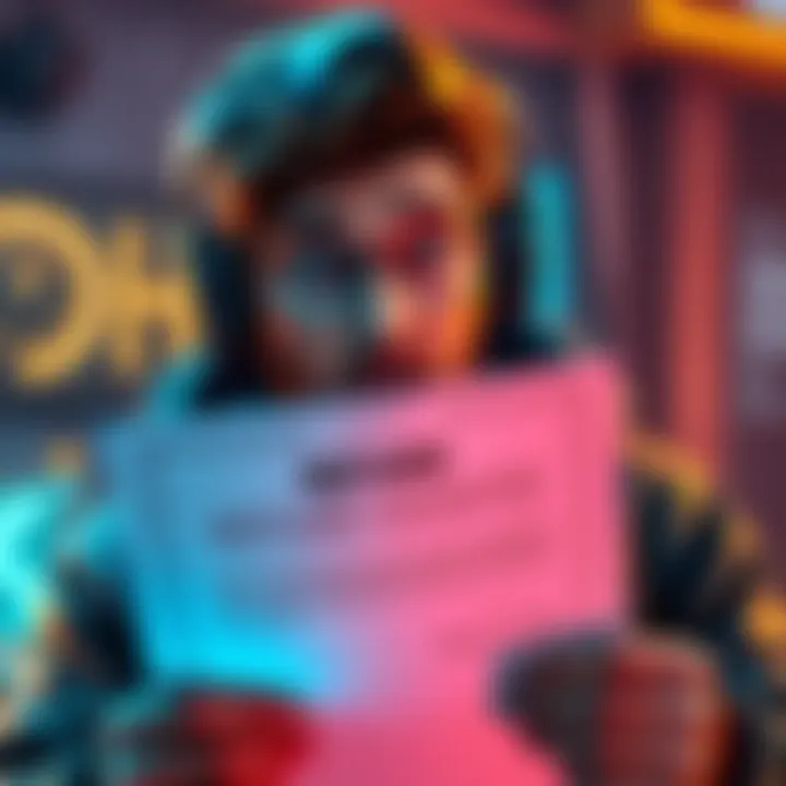 A gamer looking surprised while holding a refund approval letter from Sony, showing frustration over Black Ops game performance issues like lag and cheating.