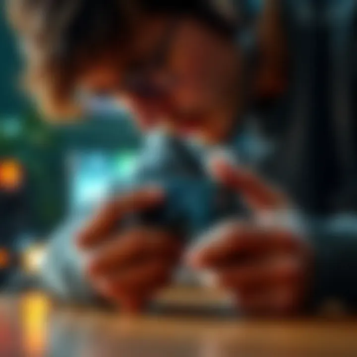 A gamer applying glue to a loose part of a game controller