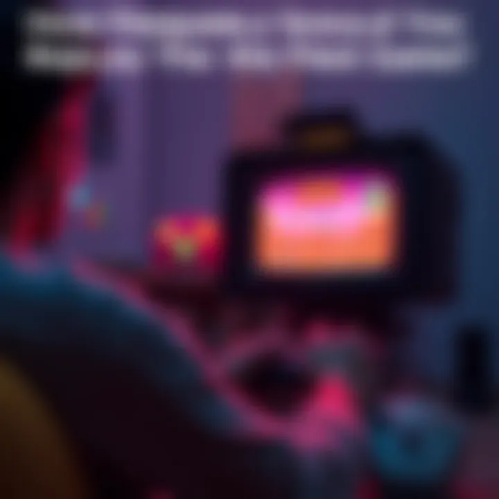 A gamer revisits a beloved first game on a retro console, immersed in nostalgia and enjoyment.
