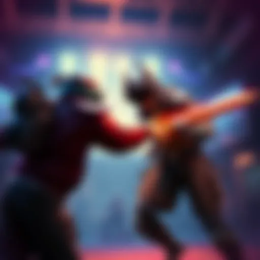 A gamer in a virtual setting heroically saves another player from a raider, creating a tense PVP moment filled with laughter and excitement.