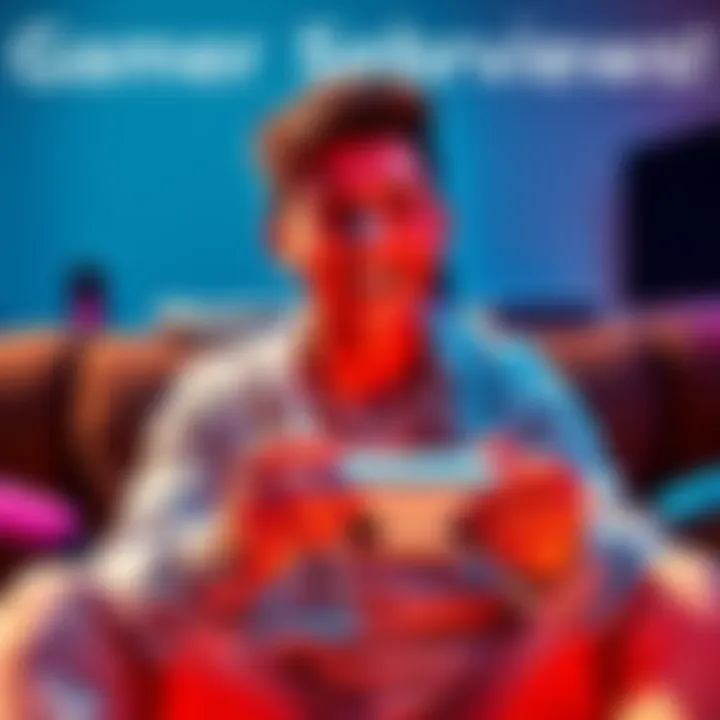 A young man sitting with a game controller, looking excited and inviting others to join him for gaming sessions.